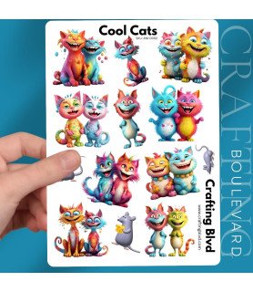 Cool Cats Stickers