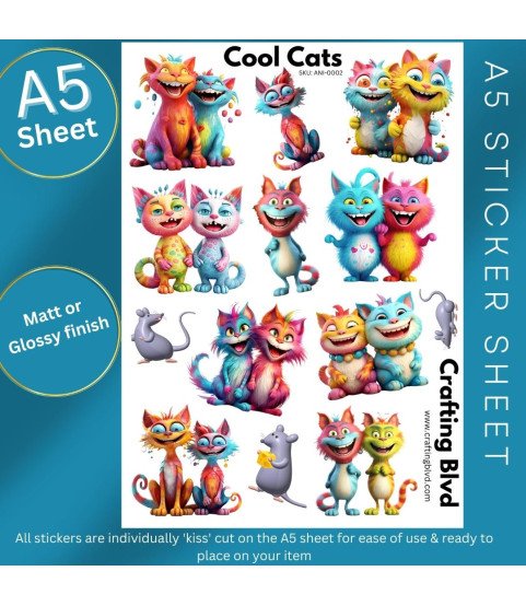 Cool Cats Stickers