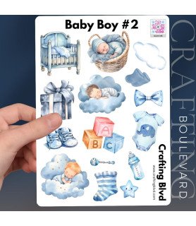 Baby Boy #2 Stickers