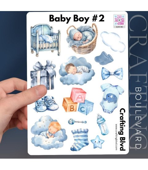 Baby Boy #2 Stickers