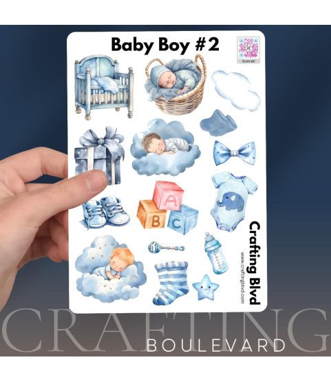 Baby Boy #2 Stickers