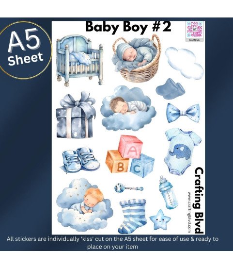 Baby Boy #2 Stickers