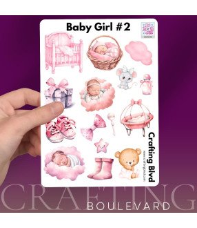 Baby Girl #2 Stickers