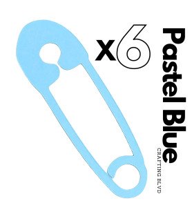 Safety Pin Die Cuts – Pack of 6