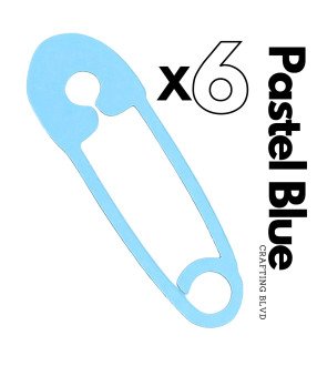 Safety Pin Die Cuts – Pack of 6