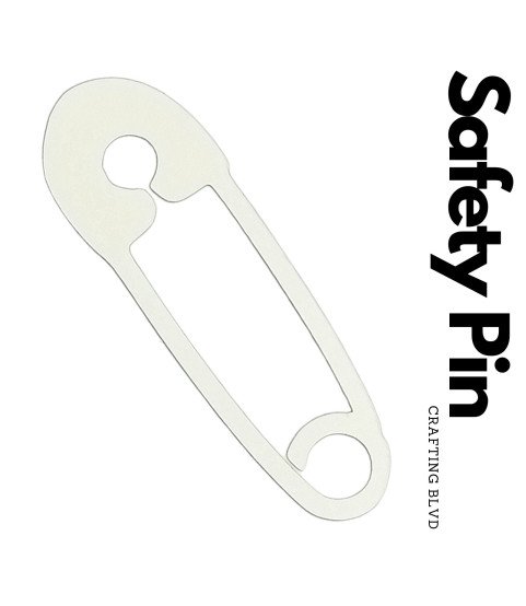 Safety Pin Die Cuts – Pack of 6