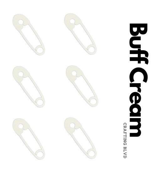 Safety Pin Die Cuts – Pack of 6