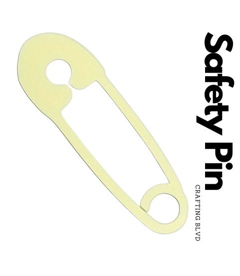Safety Pin Die Cuts – Pack of 6