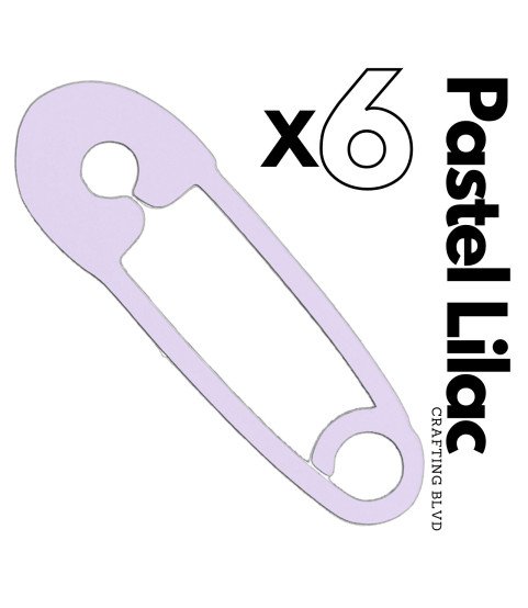 Safety Pin Die Cuts – Pack of 6
