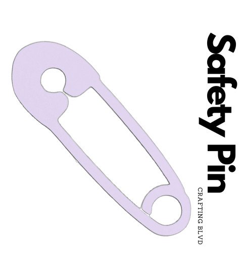 Safety Pin Die Cuts – Pack of 6