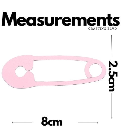 Safety Pin Die Cuts – Pack of 6