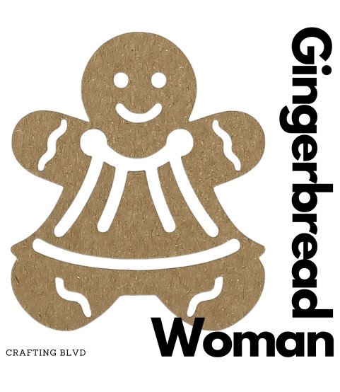 Gingerbread Man & Woman Cardstock Die Cuts – Pack of 6