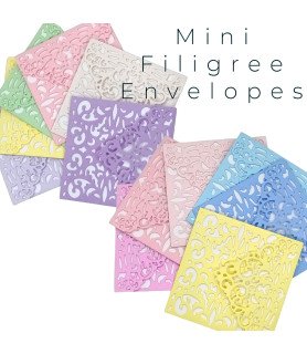Mini Filigree Envelopes – Pack of 6