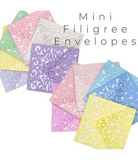 Mini Filigree Envelopes – Pack of 6