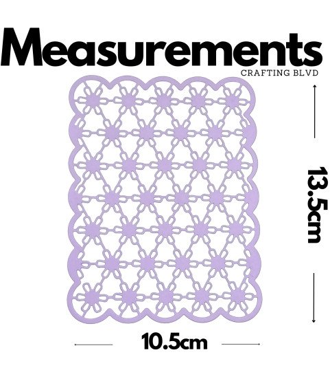 Lace Card Panel Cardstock Die Cuts – Pack of 6