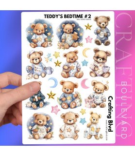 Teddy's Bedtime #2 Stickers