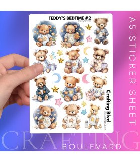 Teddy's Bedtime #2 Stickers