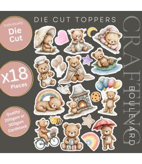 Baby Bears #1 Die Cut Toppers