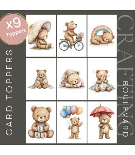 Baby Bears #1 Card Toppers