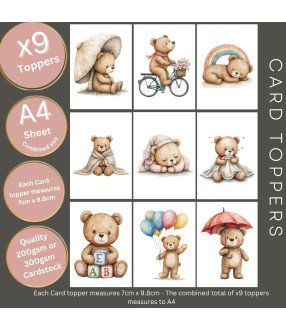 Baby Bears #1 Card Toppers