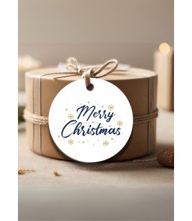 Merry Christmas Snowflake Gift Tags