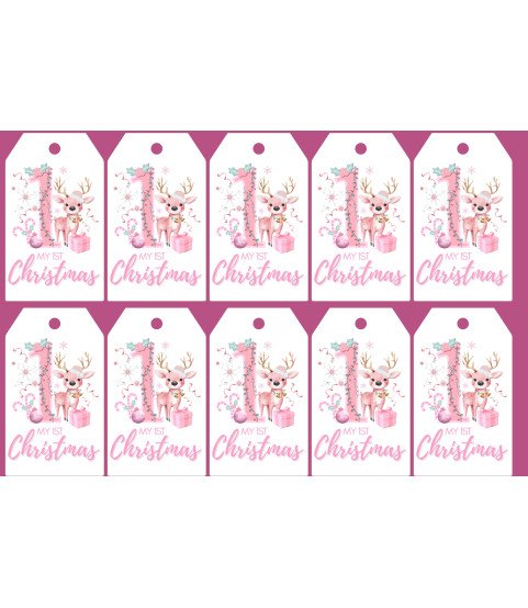 My 1st Christmas Gift Tags – Multi Set