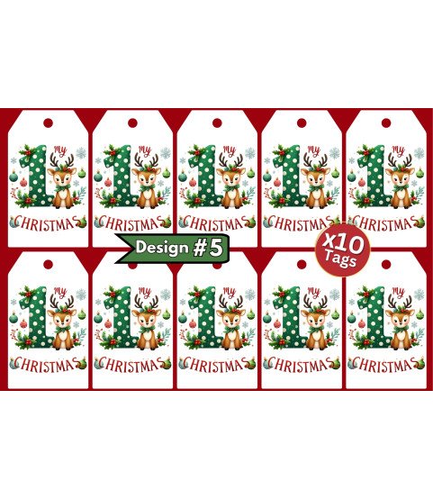 My 1st Christmas Gift Tags – Multi Set