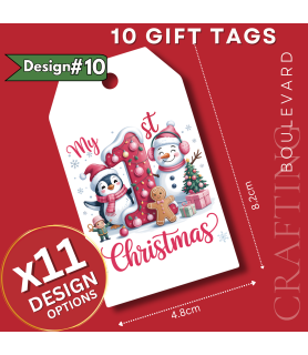 My 1st Christmas Gift Tags – Design #10
