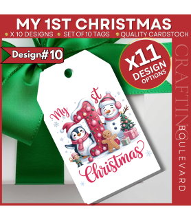 My 1st Christmas Gift Tags – Design #10