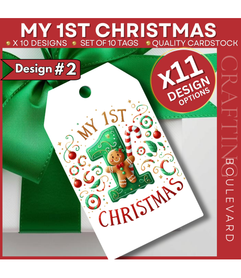 My 1st Christmas Gift Tags – Multi Set
