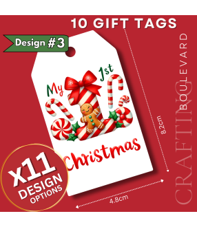 My 1st Christmas Gift Tags – Design #3
