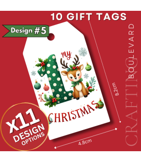 My 1st Christmas Gift Tags – Design #5