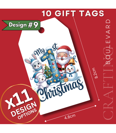 My 1st Christmas Gift Tags – Multi Set