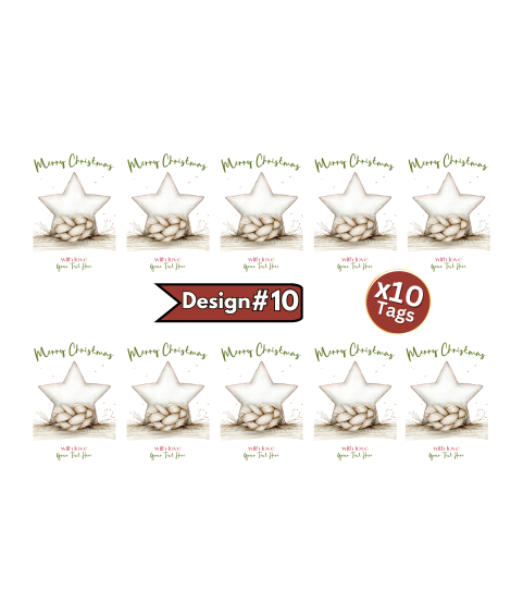 Personalised Nordic Christmas Gift Tags – Multi Set
