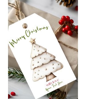 Personalised Nordic Christmas Gift Tags – Design #4