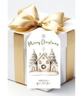 Personalised Nordic Christmas Gift Tags – Design #5
