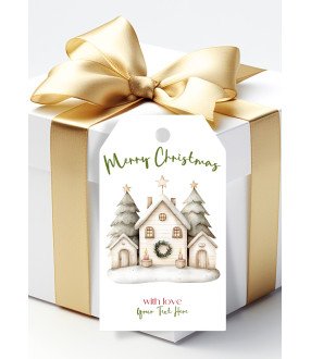 Personalised Nordic Christmas Gift Tags – Design #5