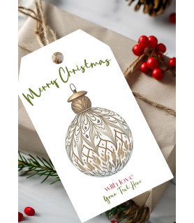 Personalised Nordic Christmas Gift Tags – Design #6