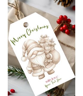 Personalised Nordic Christmas Gift Tags – Design #7