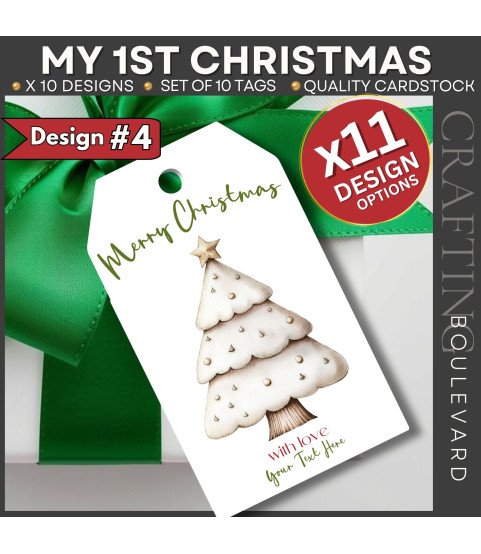 Personalised Nordic Christmas Gift Tags – Multi Set