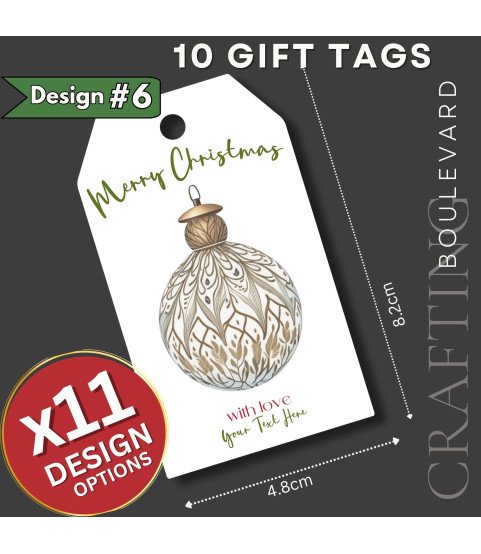Personalised Nordic Christmas Gift Tags – Multi Set