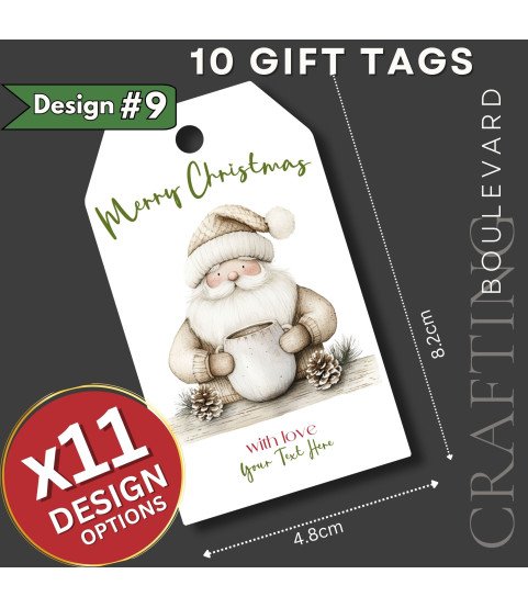 Personalised Nordic Christmas Gift Tags – Multi Set