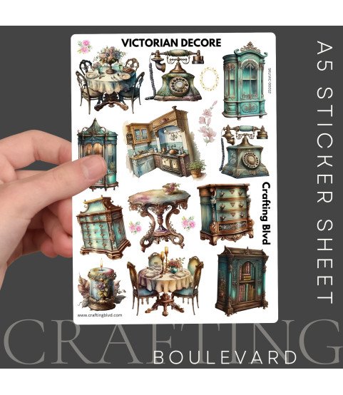 Victorian Decor Stickers