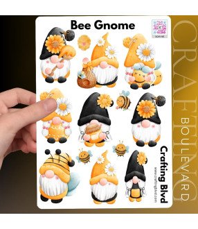 Bee Gnome Stickers