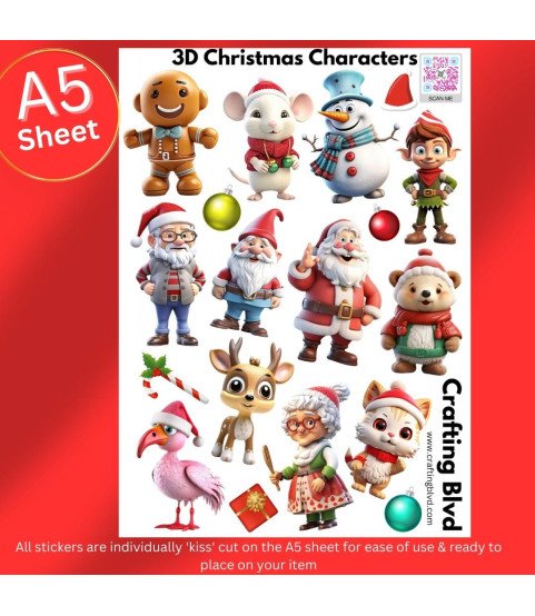 Christmas Characters Stickers