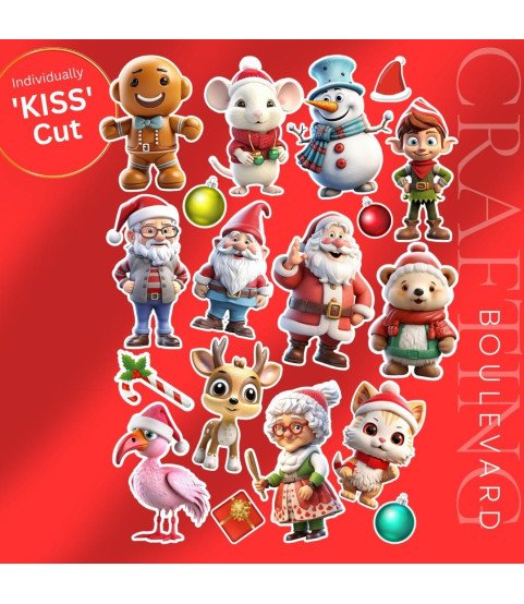 Christmas Characters Stickers