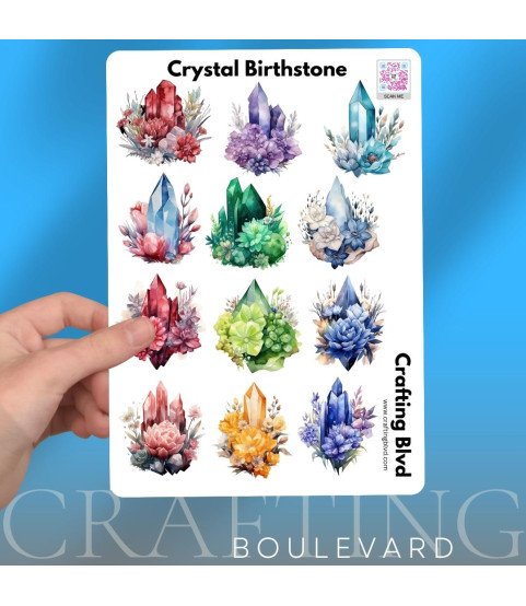 Crystal Birthstone Stickers Crystal Birthstone Stickers