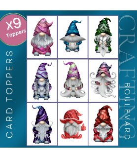 Wizard Gnome Card Toppers