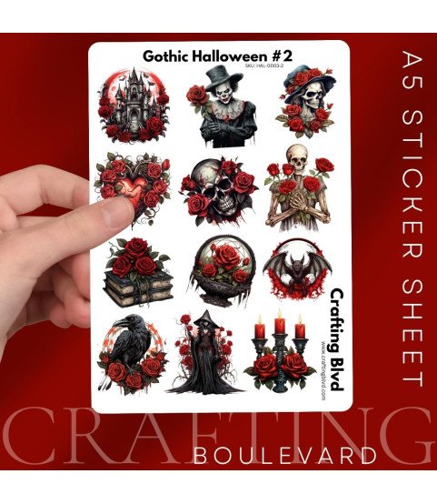 Gothic Halloween #2 Stickers
