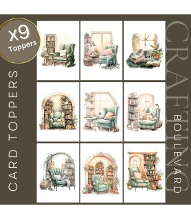 Reading Nook Card Toppers